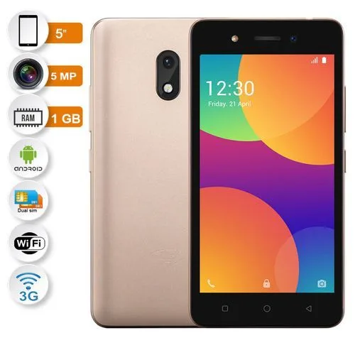 Itel A16 Plus - 5pouces - 5MP- 8Go/1GB - Noire-13 mois