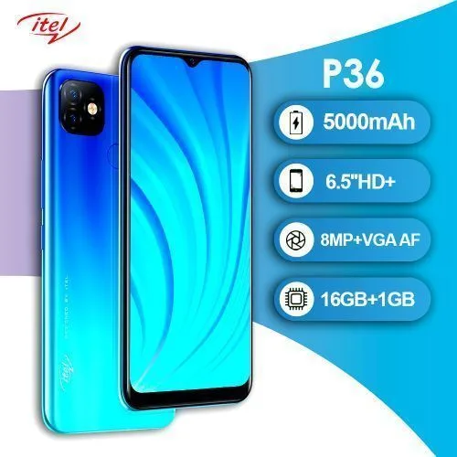 Itel P36 NOUVEAU !!! - 6,5" - 5000mah - 16Go/1Go-13 MOIS