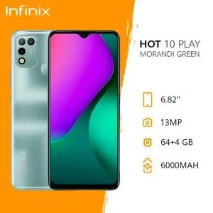 Infinix HOT 10 PLAY X688B 64+4 Morandi Green