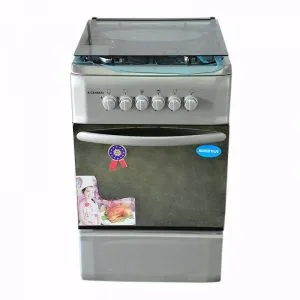 A-GENERAL Cuisinière- 4 Foyers -Dimensions 50x60cm - 100% Inox - 12mois de garantie