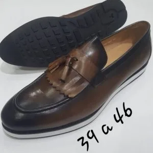 Mocassin homme-cuir