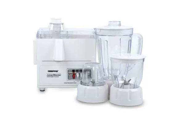 GEEPAS 600W Robot- Mixeur -Centrigugeuse (4 en 1) 2031- Neuf 1 an garantie