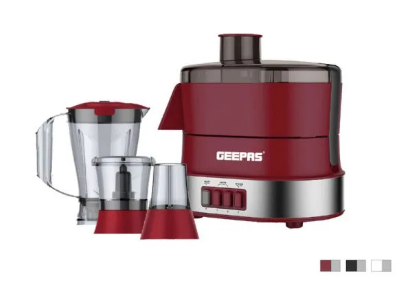 GEEPAS 800W -Robot Multifonctions GS9990 - 4in1- Mixeur -Centrigugeuse - 1 an Garantie