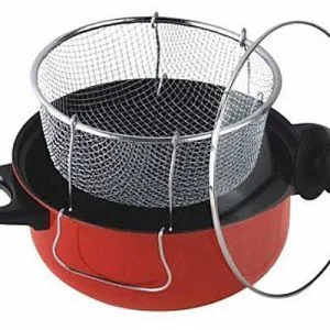 Kaiserhoff Friteuse 3L à induction - Couleur Noire ou rouge - 6 Mois garantie