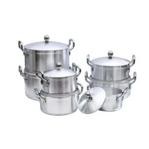 TORNADO-Lot de 7 Marmites Aluminium -Neuve