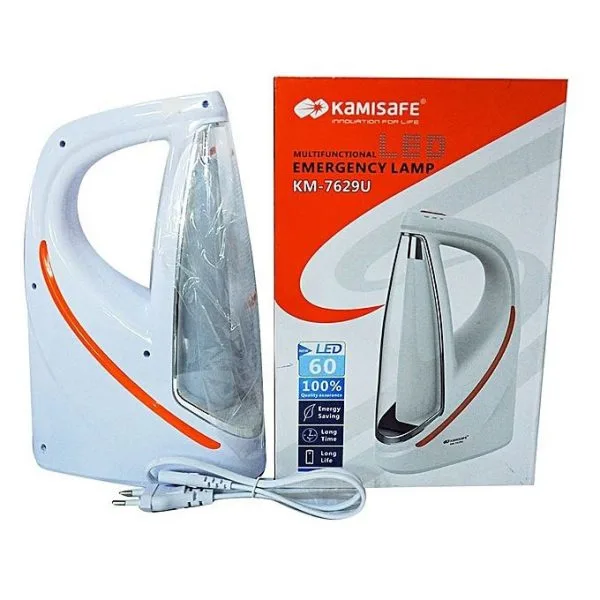 KAMISAFE KM-7629U- Lampe rechargeable 4000Mah- Neuf 6 Mois garantie Blanche