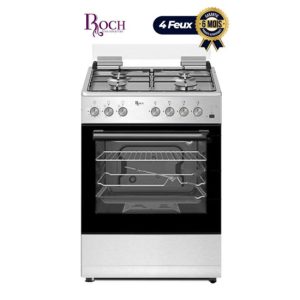 Cuisinière Roch 4 feux 60x60 avec allumage électrique et minuterie