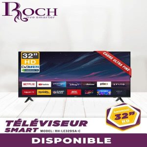 Téléviseur intelligent ROCH 32″ et Android