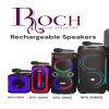 Enceinte ROCH RPS-10M2S - Bluetooth 60W - Micro intégré - USB, AUX, SD - Portable