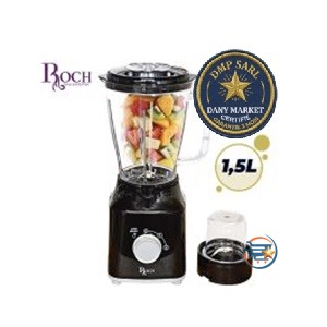 Blender multifonction ROCH RBL-119-C 1,5L 400W – Mixage et broyage avec stabilité renforcée