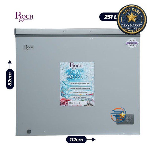 Congélateur horizontal ROCH RCF-300-B 251L – Grande capacité et conservation optimale
