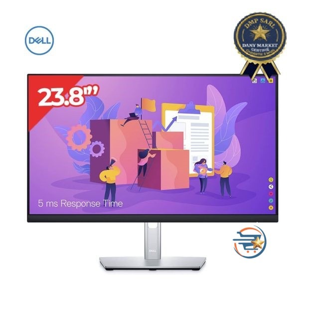 Moniteur Dell 24 Pouces IPS Full HD USB 3.2 – Productivité et Confort Visuel Professionnel