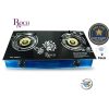 Plaque à gaz vitrée ROCH RGCTT506 2 feux – Design compact et cuisson performante