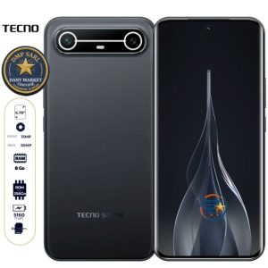 Smartphone TECNO Slim 256 Go – Ultra Fin, Écran AMOLED 144 Hz et Batterie Longue Durée
