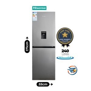 Réfrigérateur combiné HISENSE RD-34 DC4SA 250 Litres gris avec 4 tiroirs congélateur