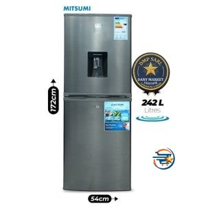 Réfrigérateur MITSUMI MT-410CBM 242 Litres avec distributeur d'eau disponible chez DANY MARKET Cameroun.
